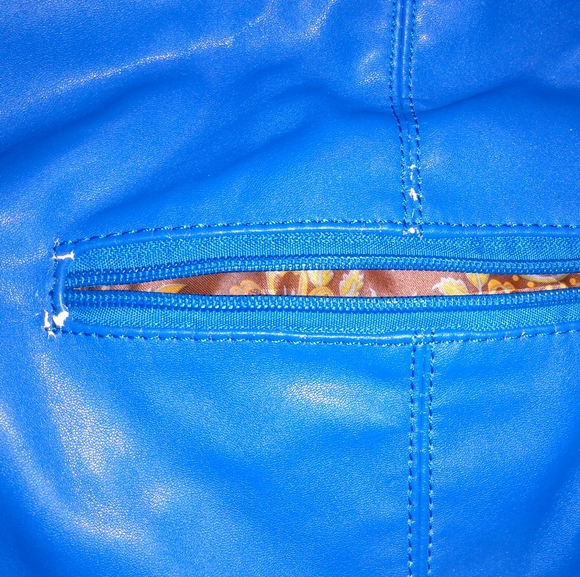 Blue messenger bag - Picture 4 of 4